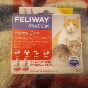 NWOT NIP Feliway MultiCat Calming Refill Pack